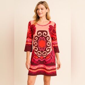 🌺 Aryeh for Anthropologie Retro Geometric Dress – Size Large 🌺